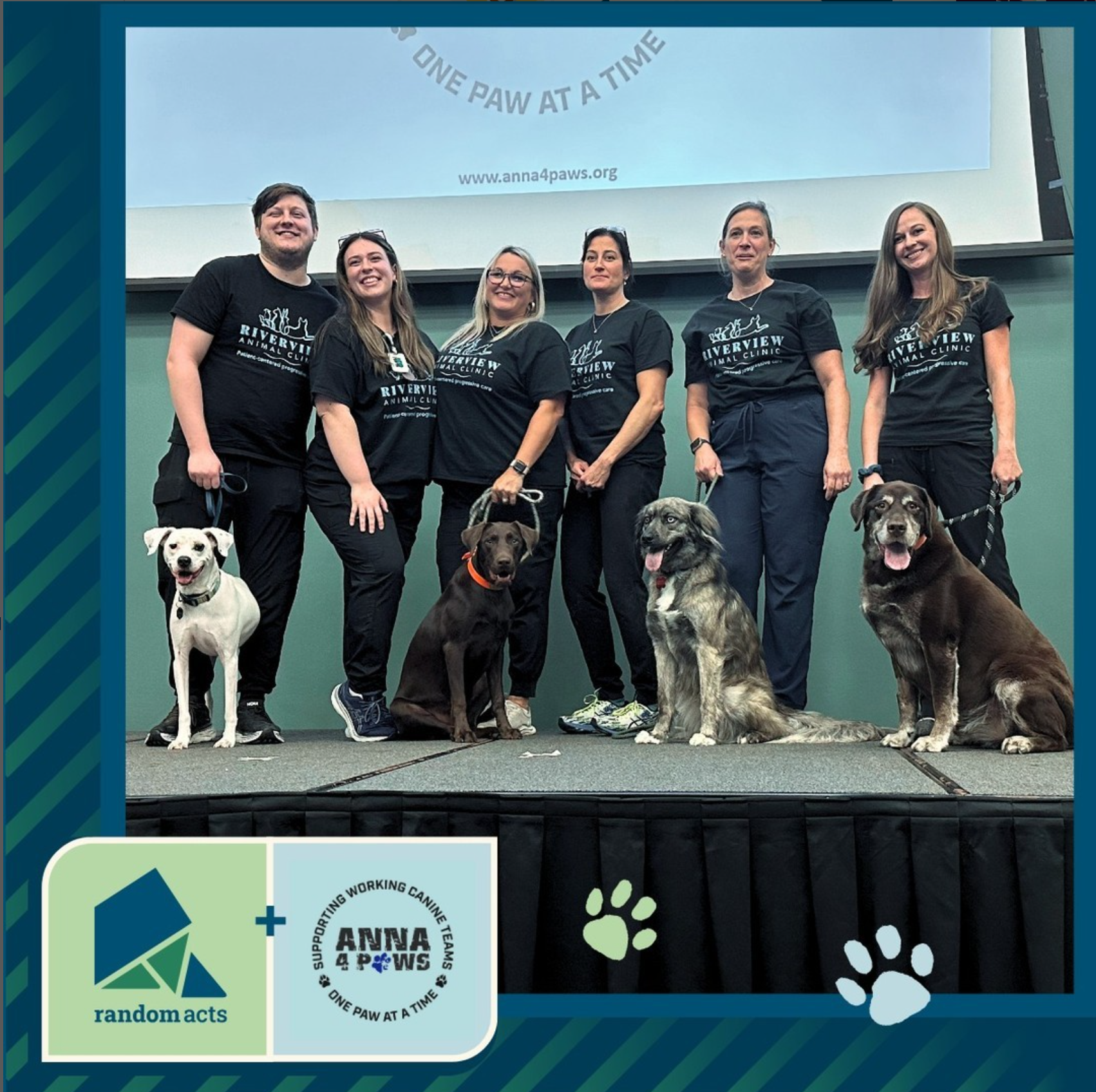 Random Acts is proud to promote the Anna 4 Paws mission, an incredible effort dedicated to providing life-saving resources to working canine teams at no cost to the receiving agencies.