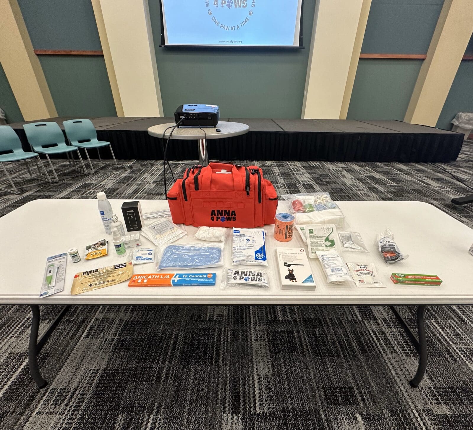 First Aid Kit Random Oic Saving Canine Heroes: Partnership Between Random Acts and Anna4Paws ...