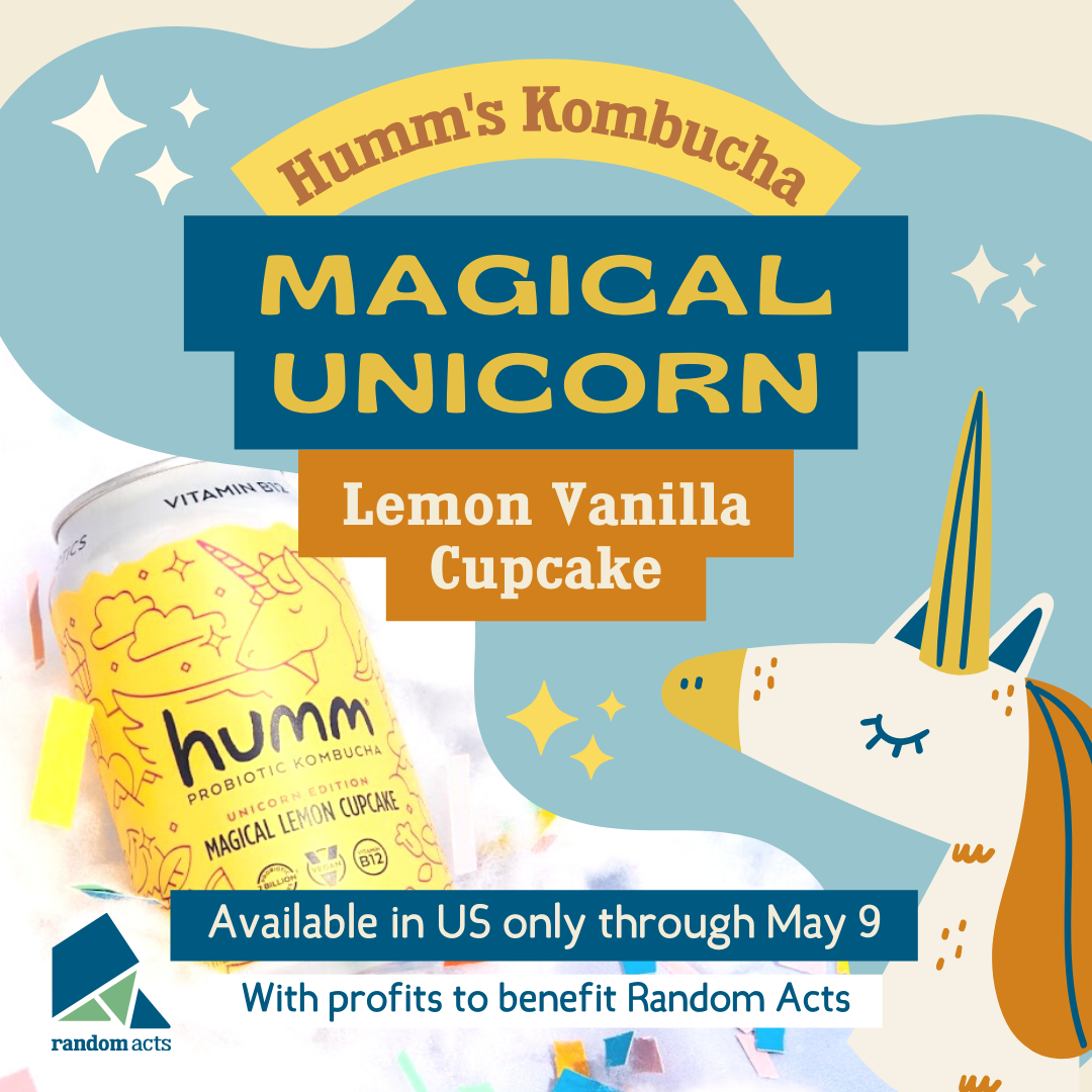 Announcing: Random Acts Partnership with Humm Kombucha